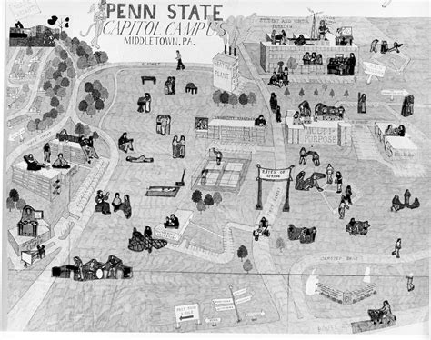 Penn State University Campus Map | Us World Maps