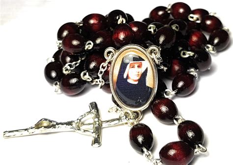 Buy Relic Rosary 3rd Class of Saint Faustina Kowalska Mystic and ...