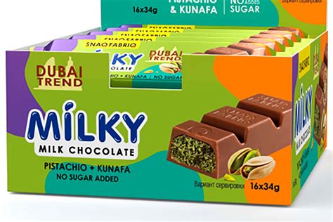 Bombbar makes another Dubai Chocolate item in Pistachio Milky