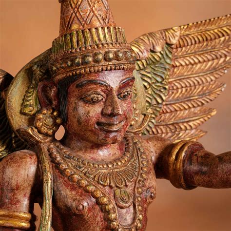 Wooden Garuda Vahana (One of One) – Peacock Life by Shabnam Gupta