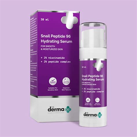 Snail Mucin Serum with Peptide 96 Hydrating Serum- 30ml – The Derma Co