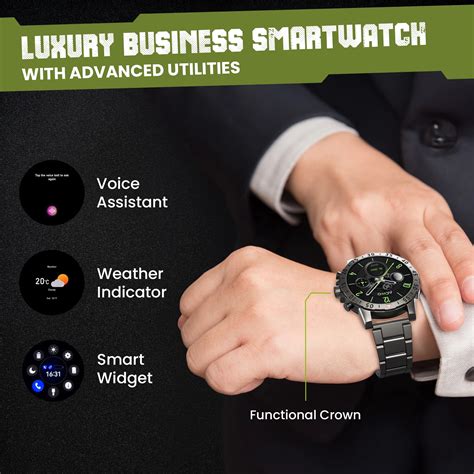 FwIT Biz | Smartwatch with AMOLED Display & Functional Crown – ACwO