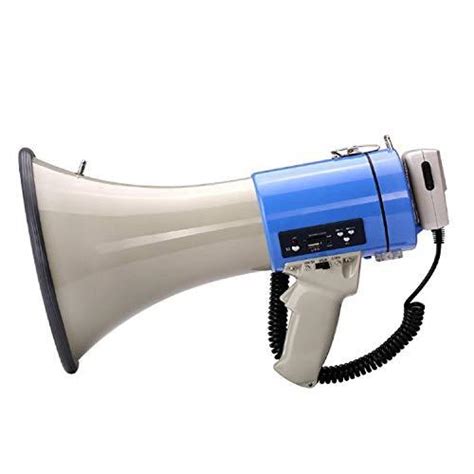 Bluetooth Megaphone with USB Recording rechargeable siren Speaker loud ...