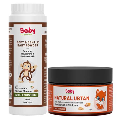 Buy BabyOrgano® Newborn Baby Skin Care Combo | Natural Ubtan & Baby ...