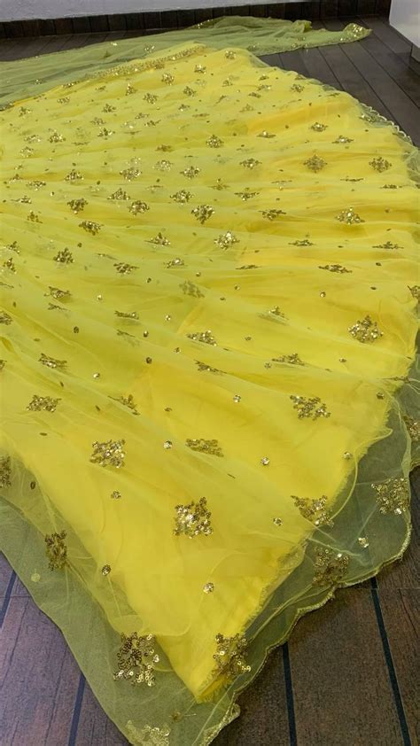 Yellow Designer Net Lehenga Choli for Women Wedding & Party Wear– Joshindia