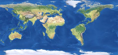 Map Of The World Us Perspective - Hayley Drumwright