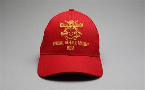 Buy NDA Army Cap | Red Online Indic Inspirations