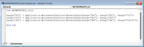 Image result for Excel Networkdays Tutorial