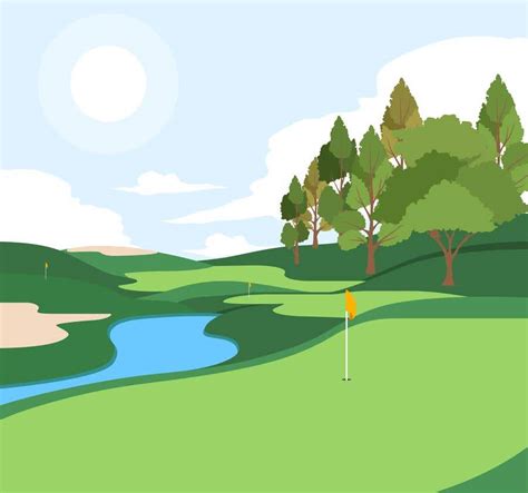Golf course layout | Freelancer