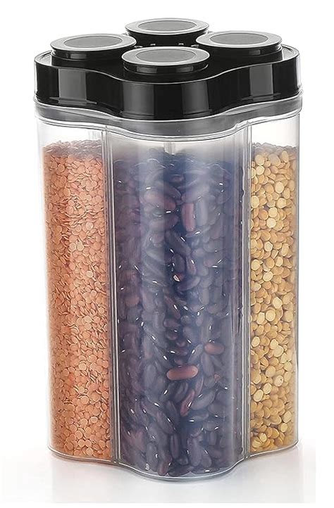 Buy Kitchenwell Multi-Purpose Airtight Transparent Plastic Lock Food ...