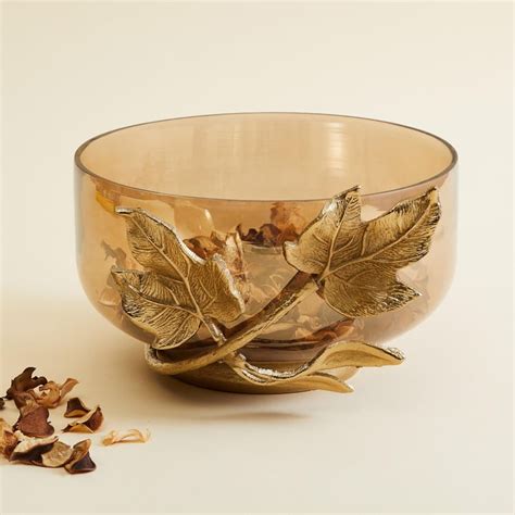 Buy Fiesta Maple Glass Decorative Bowl from Home Centre at just INR 2399.0