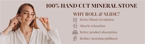 AZAH Rose Quartz Gua Sha&Rose Quartz Face Roller By Azah 100% Natural ...