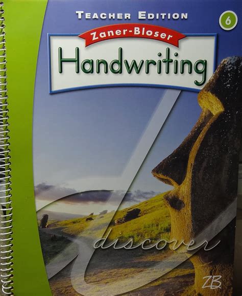 Zaner-Bloser Handwriting 2016: Grade 6 Teacher Edition | Amazon.com.br