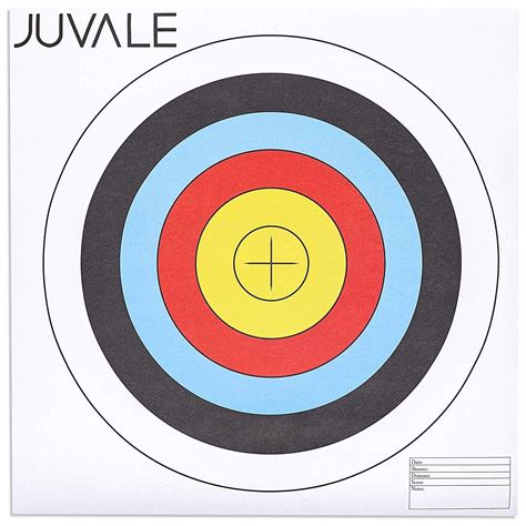 Buy Juvale Paper Bullseye 5 Ring Shooting Targets for Archery and Gun ...