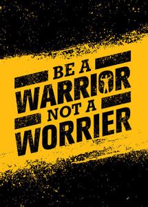 be a warrior |Motivational Poster|Inspirational Poster|Gym poster|All ...