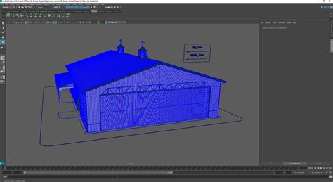 Aircraft Storage Hangar Rigged for Maya 3D model | 3D Molier International