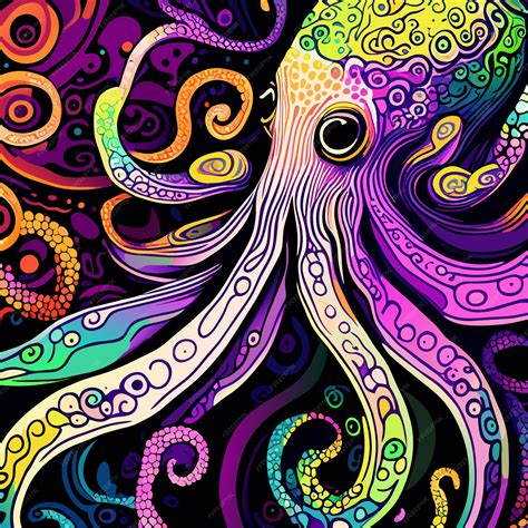 Image result for Colorful Octopus