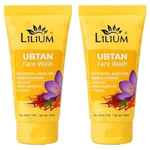 Lilium Ubtan Face Wash 100ml | Enriched with Turmeric & Saffron ...