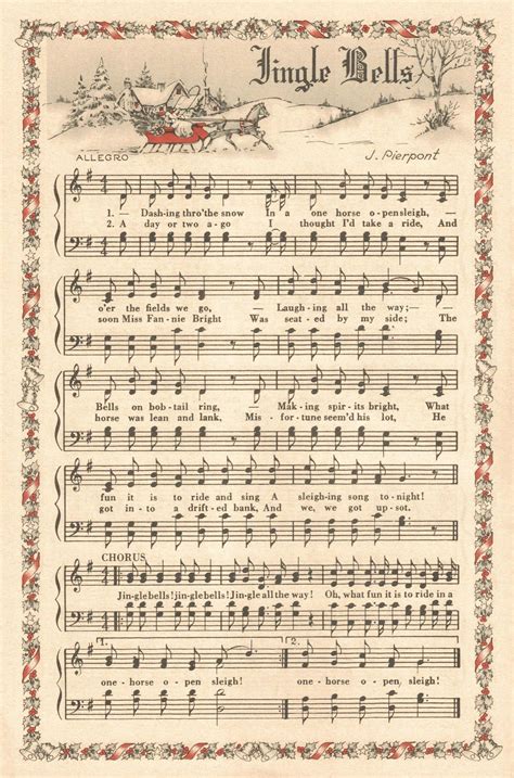 Christmas Carols Farris Cover 1953 Jingle Bells