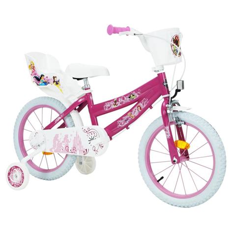 Huffy Disney Princess 16" Kids Bike - Pink/White HUFFY | Decathlon