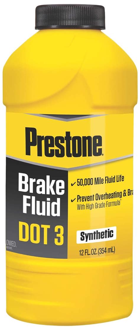 Prestone AS400 DOT 3 Synthetic Brake Fluid - 12 oz. : Amazon.in: Car ...