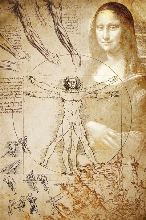 Leonardo Da Vinci Drawing Mechanical