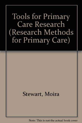 Buy Tools for Primary Care Research (Research Methods for Primary Care ...