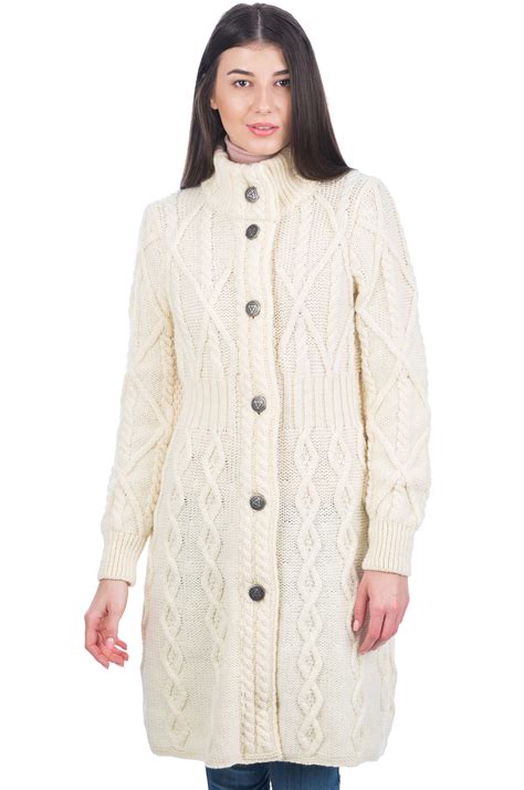 Womens Long Wool Sweater Coat at Bobby Flores blog