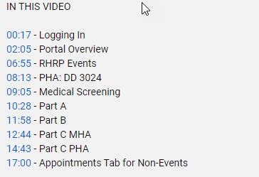 RHRP-3 QTC Provider Portal Training Video