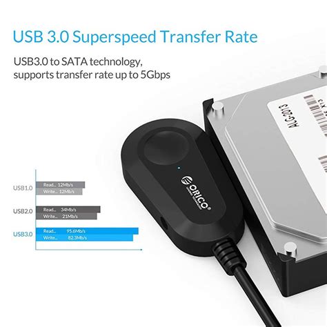 ORICO 35UTS 3.5 inch USB 3.0 Hard Drive Adapter SATA III - TPSTech ...