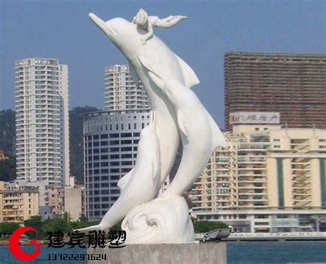 不锈钢海豚雕塑，仿真海豚雕塑-宏通雕塑