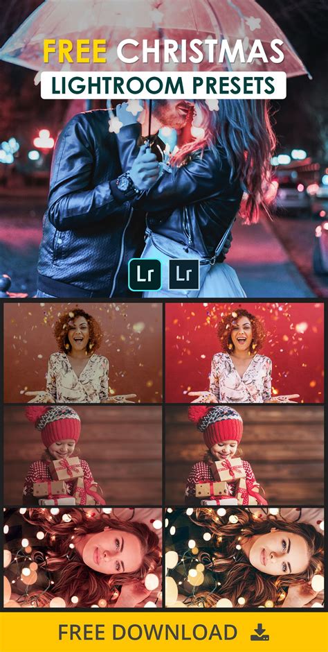 Best Collection Of Free Christmas Lightroom Presets | Lightroom presets ...