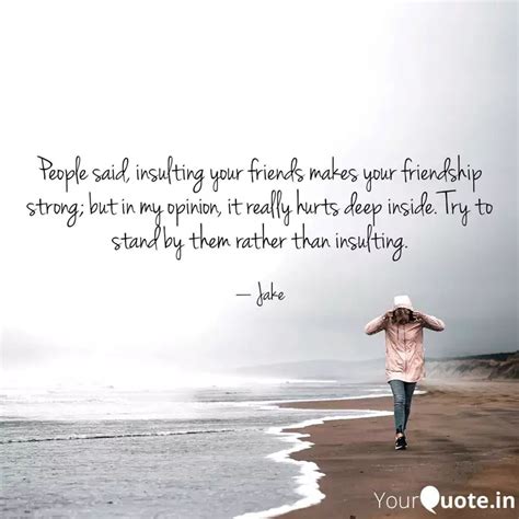 People said, insulting yo... | Quotes & Writings by Jayasri Ragupathi ...