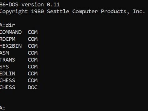 DOS Programs 的图像结果