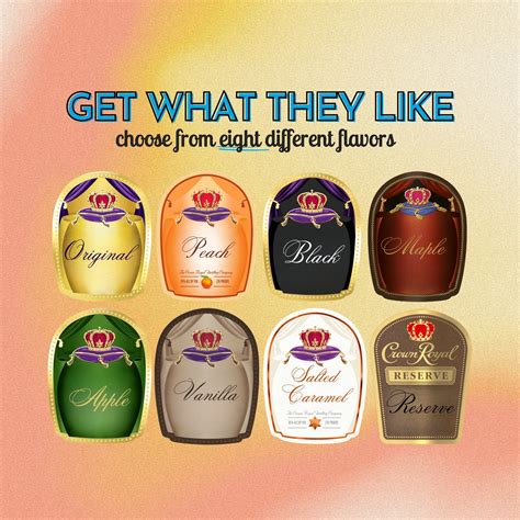 Personalized Crown Royal Labels - All Flavors | FunHouseDeco