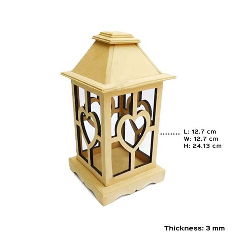 Buy Ready to Paint MDF Victorian Lantern - TI070 Online On Zwende