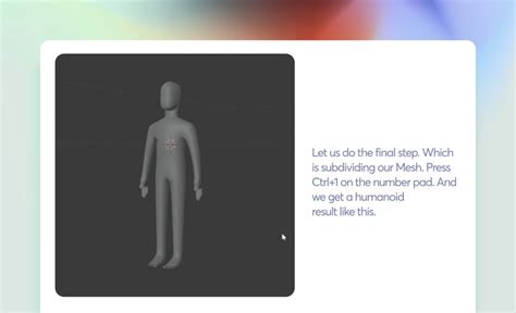 Blender Basic Model Tutorial Human 的图像结果