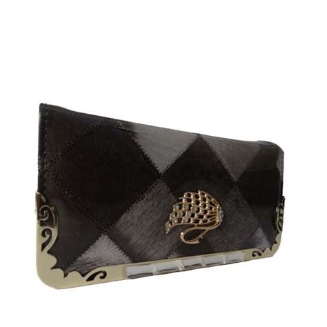 Delihike Women Fancy Clutches Double Zipper [Casual, Black,ODHK0022 ...