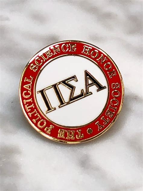 Pi Sigma Alpha Lapel Pin | Printing Plus