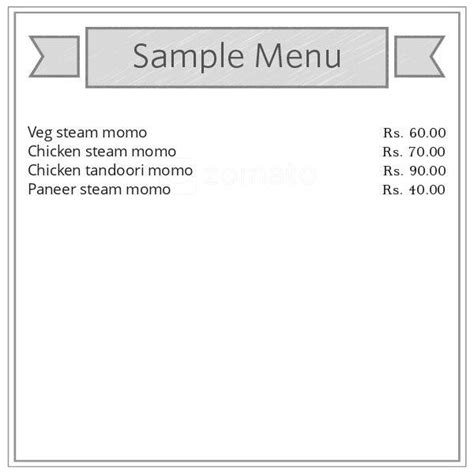 Menu of Quality Momo, Magarpatta, Pune