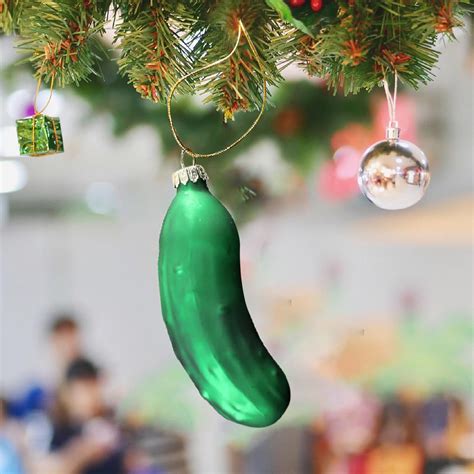 Giyblacko Christmas Ornaments German Christmas Pickle Ornament ...