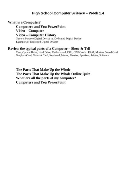 How Does a Computer Work Unit 1 的图像结果