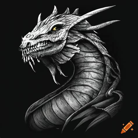 Dragon Pencil Drawing
