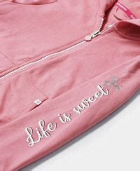 Buy Girl's Super Combed Cotton French Terry Graphic Printed Hoodie ...