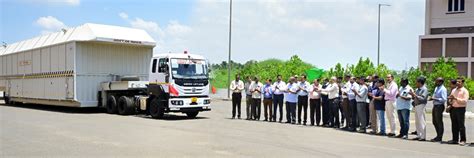 Cryogenic Upper Stage (C25) for LVM3 flagged off to Sriharikota