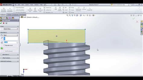 How to Design Threads in SolidWorks 的图像结果
