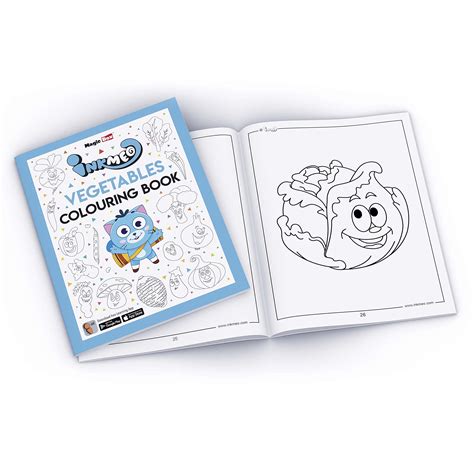 Buy Inkmeo | Vegetables Reusable Colouring Book | AR Enabled | Creative ...