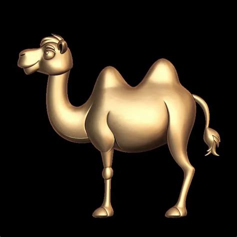 Exquisite Camel 3D Design STL & GLB Model