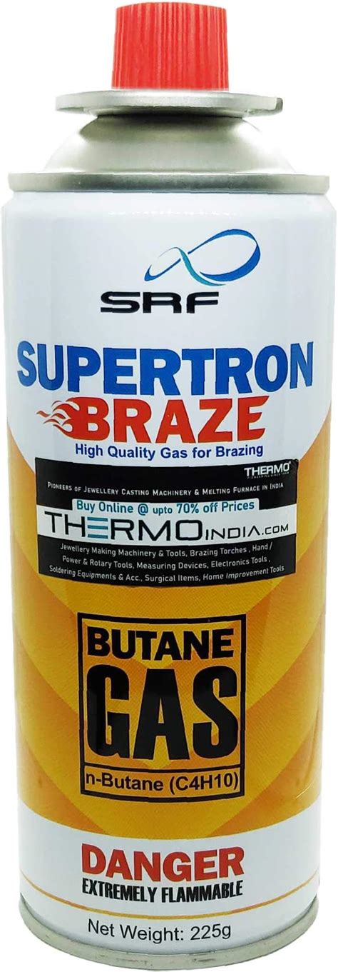 THERMO - Butane/LPG Gas Canister Can Fit Directly into Flame Torch Guns ...