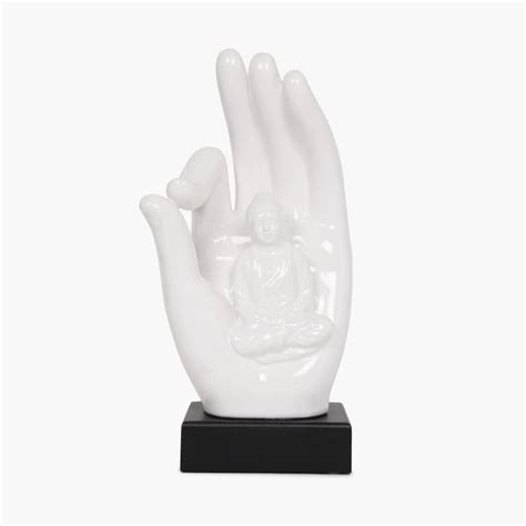 Buy Splendid Buddha In Hand Figurine from Home Centre at just INR 1599.0
